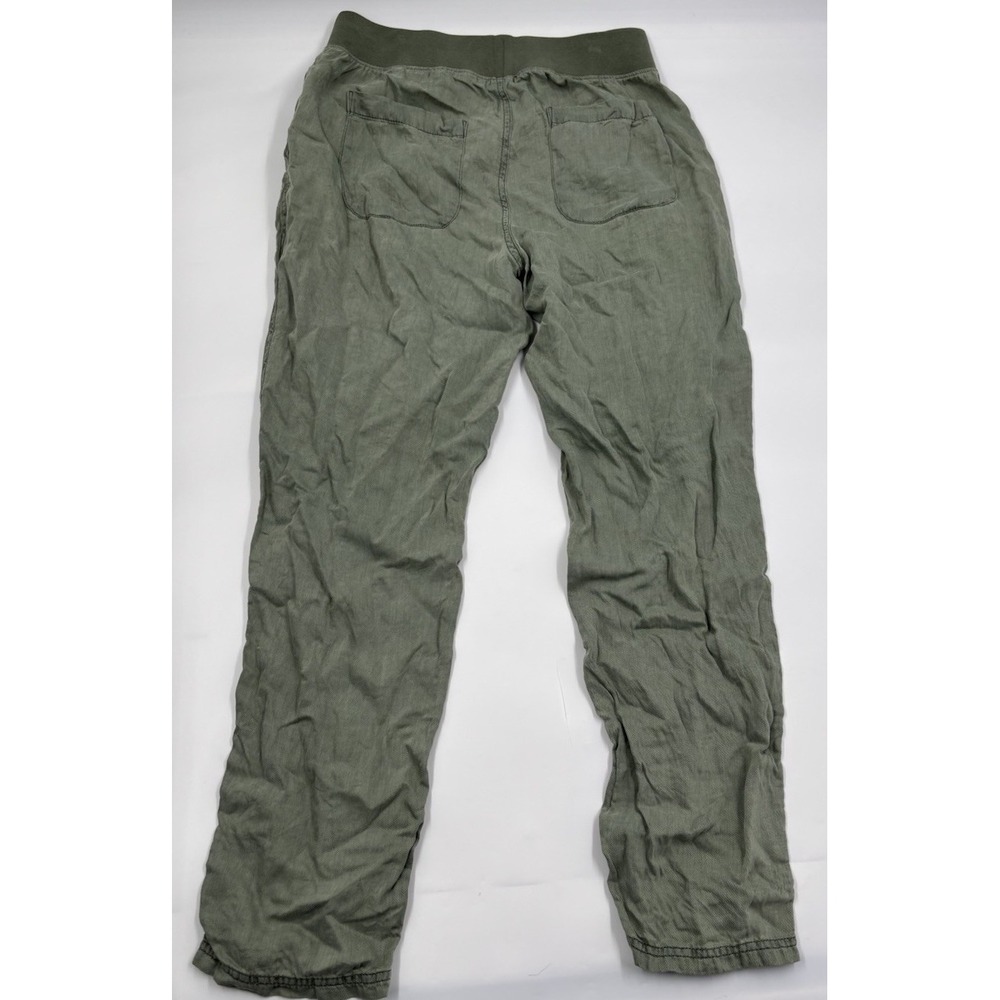 Faherty Women's M Tencel Linen Green Ankle Jogger - Picture 8 of 8
